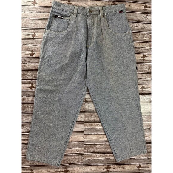 FUBU Gray Men's Pants - Picture 1 of 6